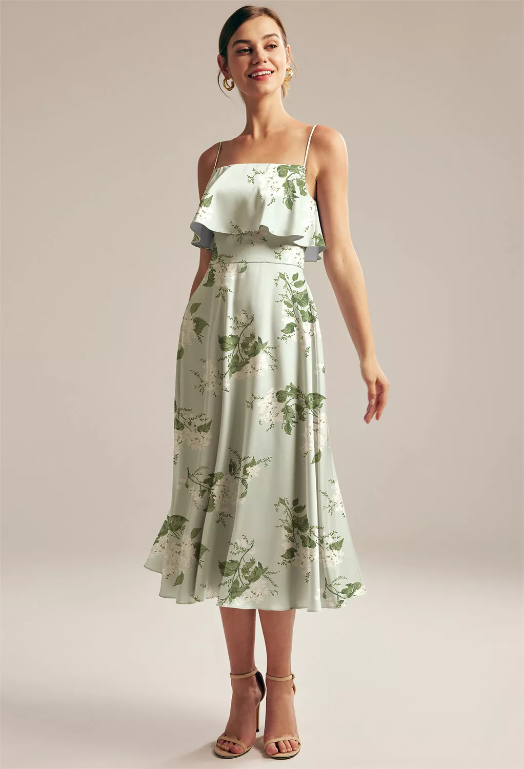 AW Morza Sage Garden Party  Short Bridesmaid Dresses